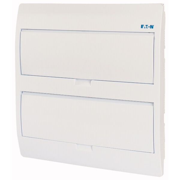 ECO Compact distribution board, flush mounting, 2-rows, 18 MU, IP40 image 2