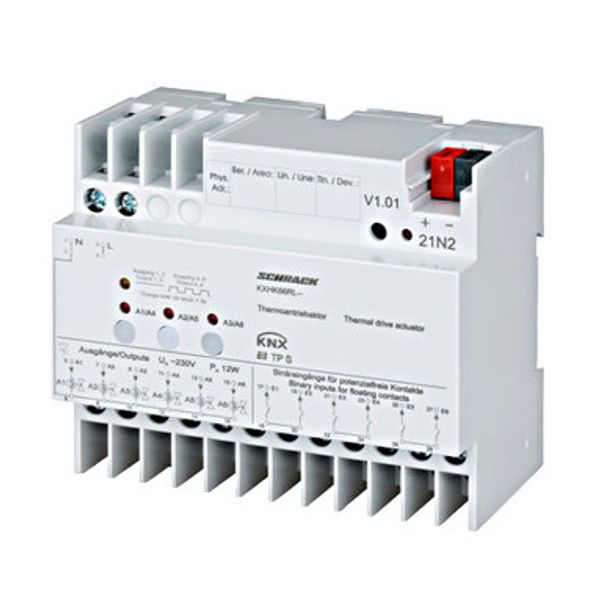 KNX Heating actuator, 6 inputs, 6 outputs image 1