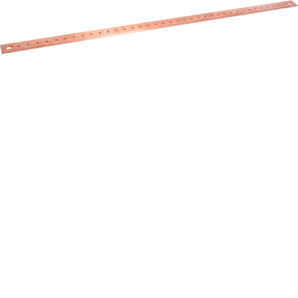 Copper rail quadro 32x5 L1000 mm image 1