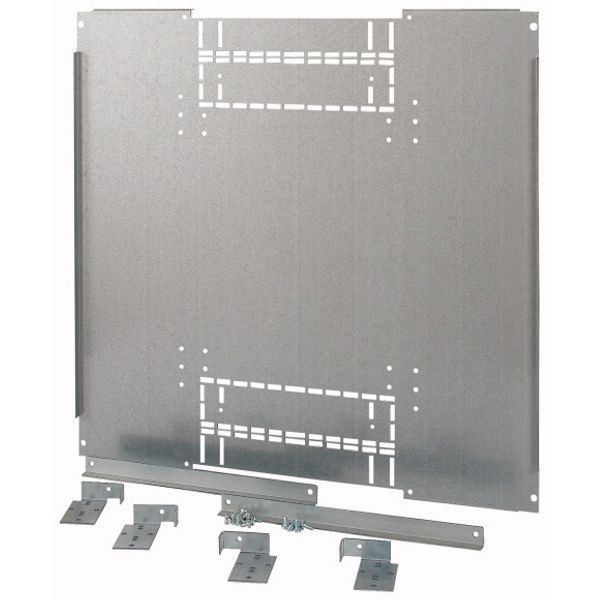 Mounting plate, NZM4, 3/4p, withdrawable unit, W=800mm image 1