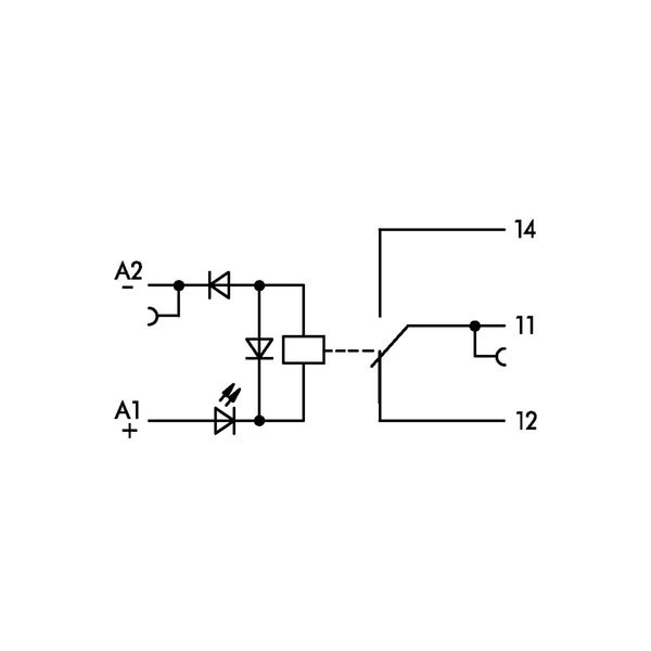859-397 Relay module; Nominal input voltage: 48 VDC; 1 changeover contact image 5