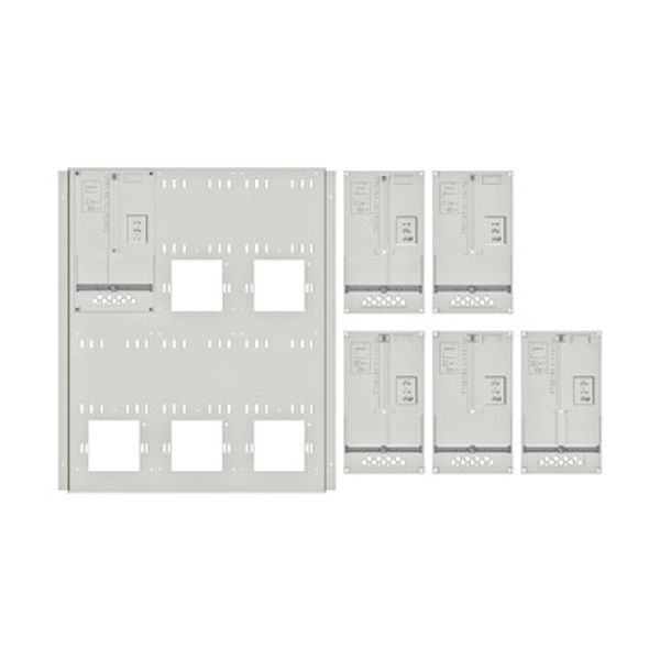 Set Meter box insert 2-rows, 6 meter boards/18 Modul heights image 1