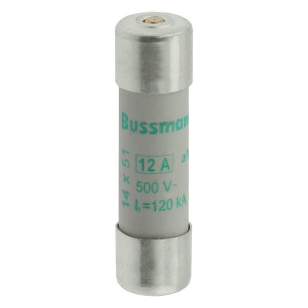 Fuse-link, LV, 12 A, AC 500 V, 14 x 51 mm, aM, IEC, with striker image 5