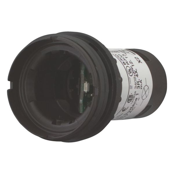 Indicator light, Flat, Screw connection, Lens Without lens, LED white, 230 V AC image 6