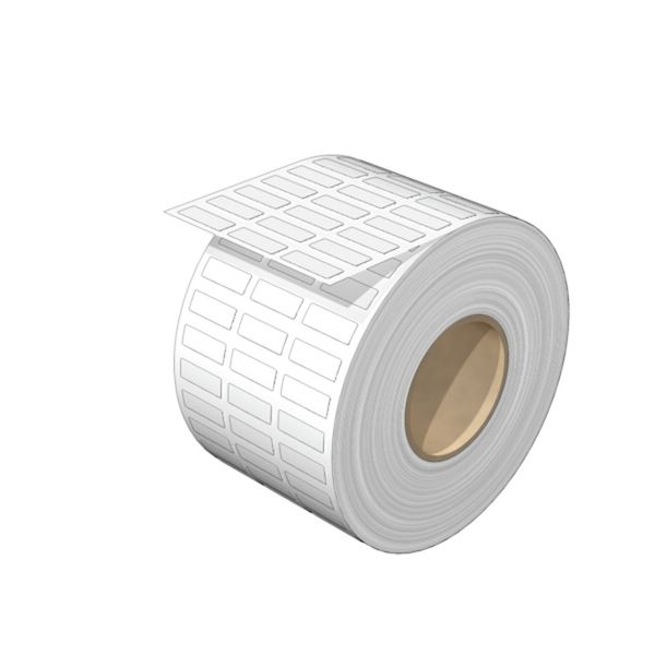 Device marking, Self-adhesive, halogen-free, 17 mm, Polyester, white image 2