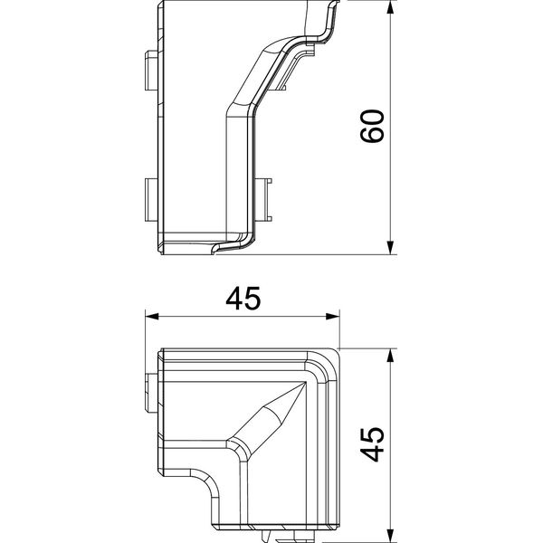 SLL IE2050 rws Internal corner SL-L 20x50 9010 image 2