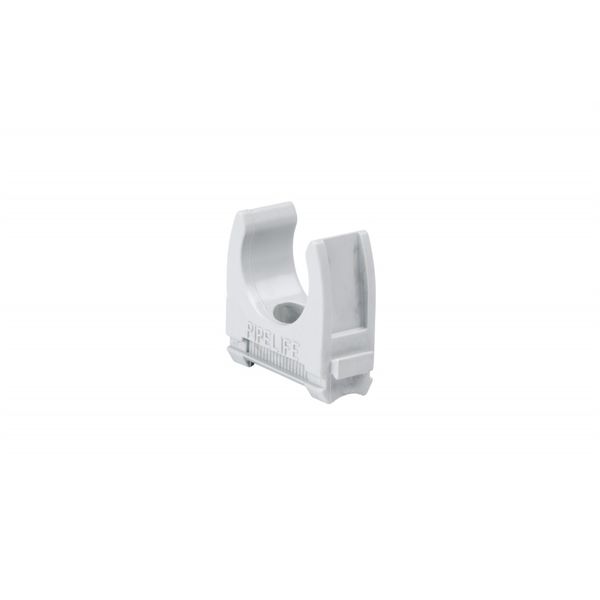 interlinkable clip M25, carton 100pc, lightgrey, halogenfree image 1