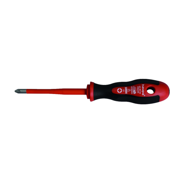 Screwdriver cross PZ 2x100mm L 215mm VDE 1000V slim 2C handle image 1