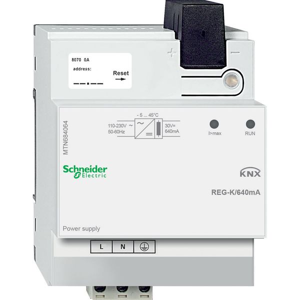 KNX power supply REG-K/640 mA, light grey image 1