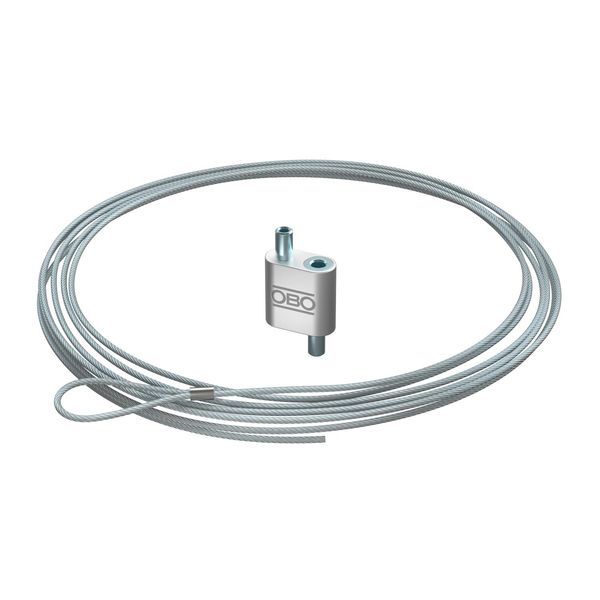 QWT S 2 2M G Suspension wire with loop 2x2000mm image 1