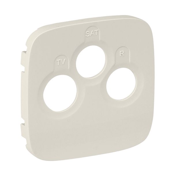 Cover plate Valena Allure - TV-R-SAT socket - ivory image 1