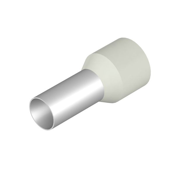 Wire end ferrule, Standard, 16 mm², Stripping length: 15 mm, white image 1