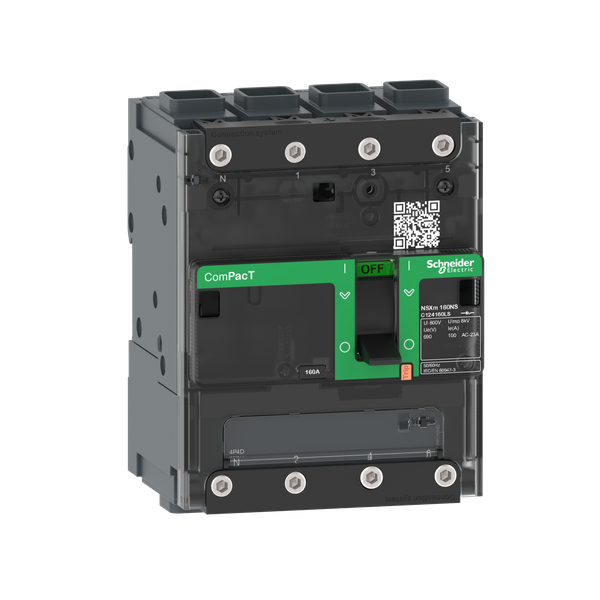 Switch disconnector, ComPacT NSXm 50NA, 4 poles, thermal current Ith 50A, EverLink lugs image 4