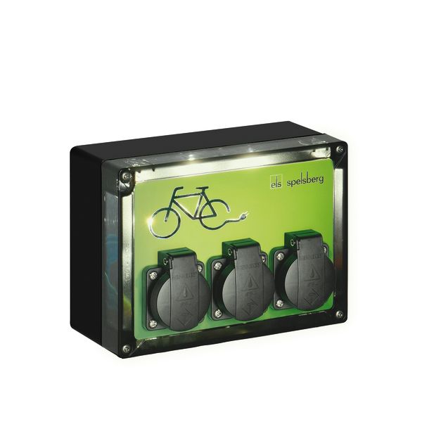 Bicycle charging station TG BCS 3 LED image 1
