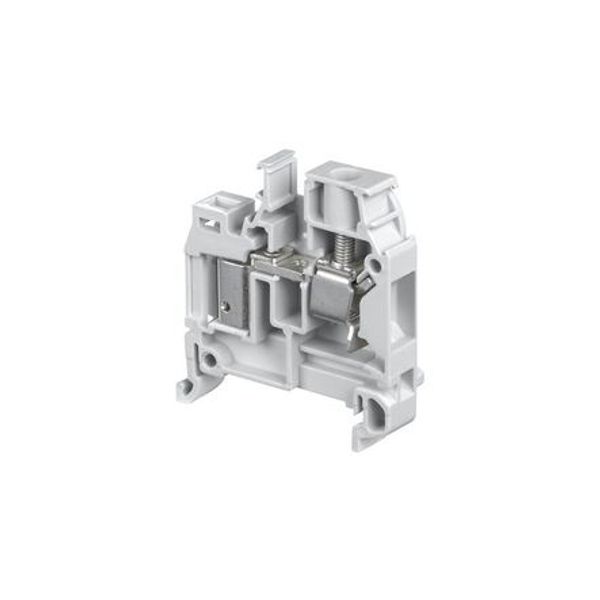 D6/8,N,ADO3,EX, TERMINAL BLOCK, FEED THROUGH, BLUE, 8MM SPACING, 45X41MM, DIN RAIL MOUNT image 1