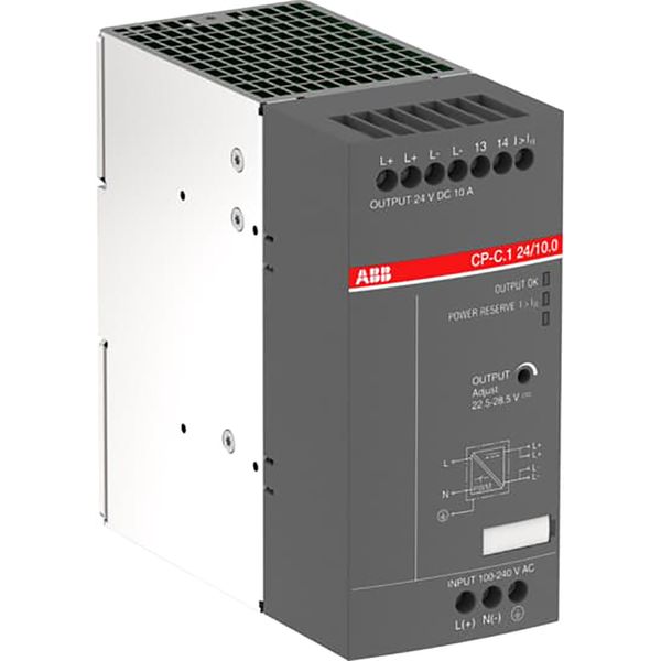 CP-C.1 24/10.0-C Power supply In:100-240VAC/90-300VDC Out:DC 24V/10A image 1