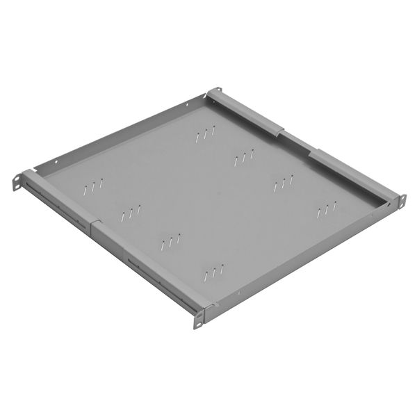 19" Shelf Fix, up to 80kg Load, D=450mm, 1U, RAL7035 image 2