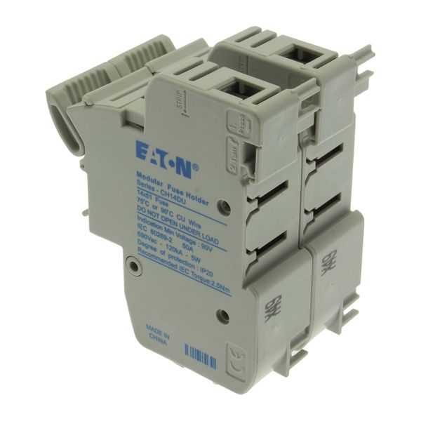 Fuse-holder, low voltage, 50 A, AC 690 V, 14 x 51 mm, 2P, IEC, With indicator image 21