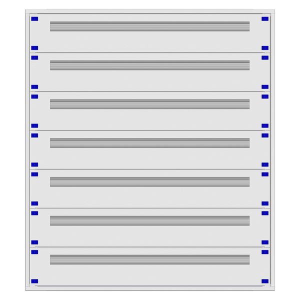 Distribution board insert KVN 60mm, 5-28K, 7-rows image 1