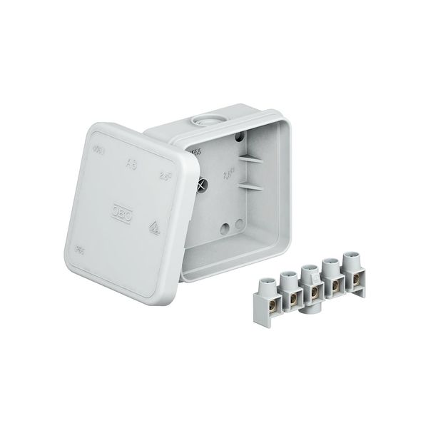 A 8 5 Junction box with terminal strip 75x75x36 image 1