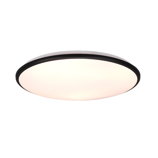 Limbus LED ceiling lamp 50 cm matt black image 1