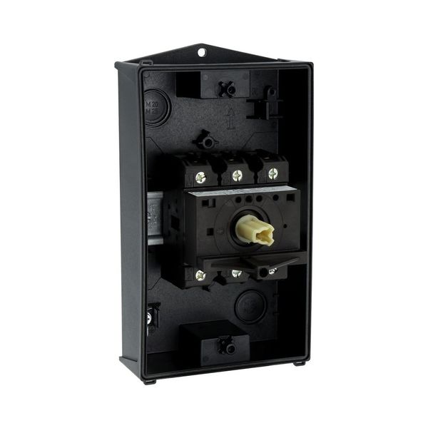 On-Off switch, P3, 63 A, surface mounting, 3 pole, STOP function, With image 26