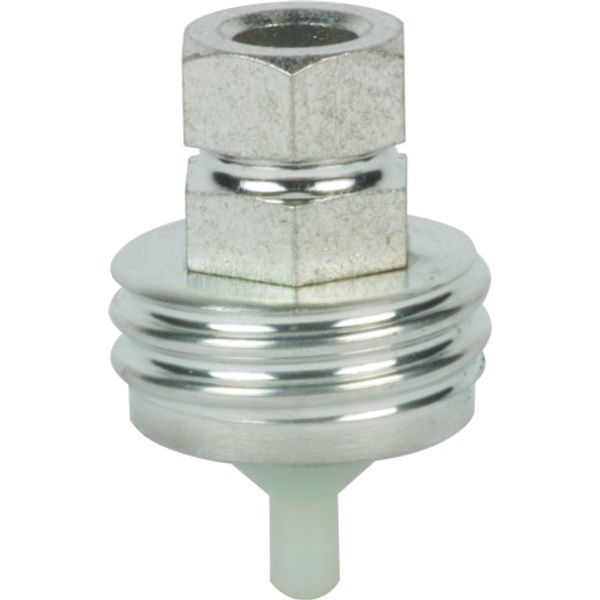 Screw-in earthing insert size E27 with conductive thread image 1