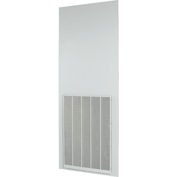 Rear wall ventilated, for HxW = 2000 x 850mm, IP42, grey image 2