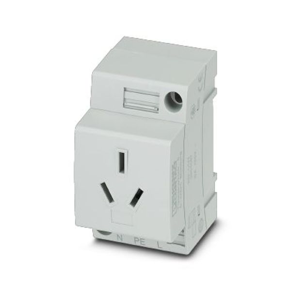 Socket outlet for distribution board Phoenix Contact EO-I/UT 250V 10A AC image 1