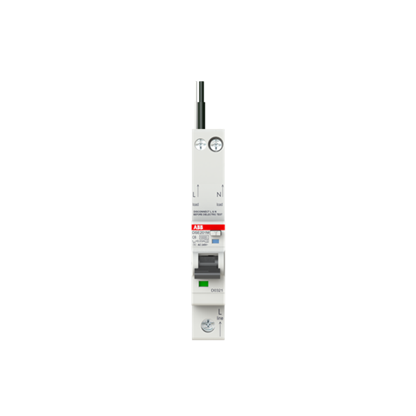 DSE201 M C6 AC30 - N Black Residual Current Circuit Breaker with Overcurrent Protection image 3