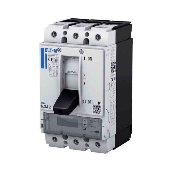 NZM2 PXR25 circuit breaker - integrated energy measurement class 1, 250A, 4p, variable, Screw terminal, earth-fault protection and zone selectivity image 9