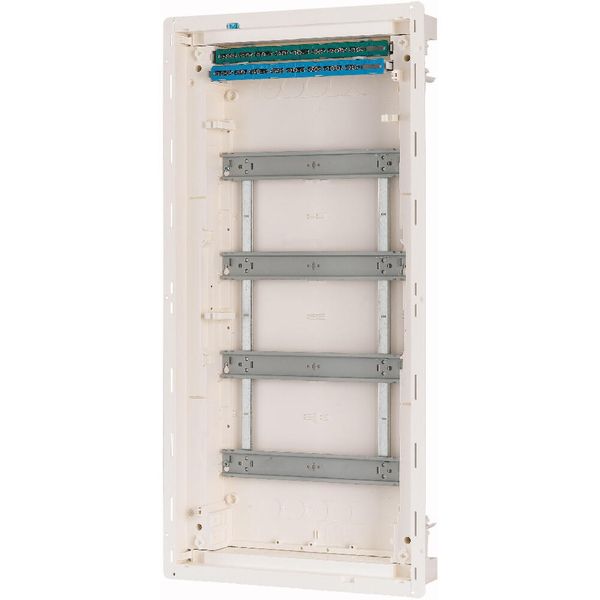 Compact distribution board-flush mounting, 4-rows, super-slim sheet steel door image 15