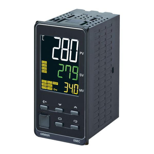 Temperature controller, 1/8DIN (48 x 96mm), 12 VDC pulse output, 2 x a image 3