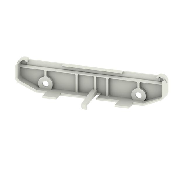 End plate (terminals), 104.8 mm x 27.2 mm, grey image 2