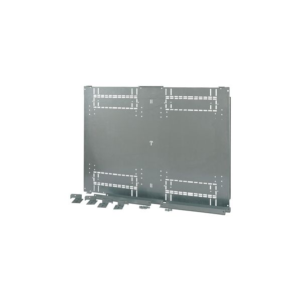 Mounting plate, 2xNZM4,4p,withdrawable unit,W=1000mm image 6