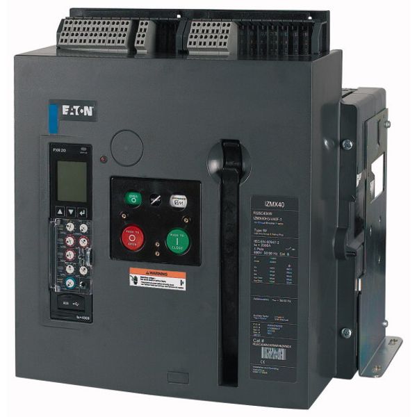 Circuit-breaker, 3 pole, 1250A, 66 kA, Selective operation, IEC, Fixed image 1