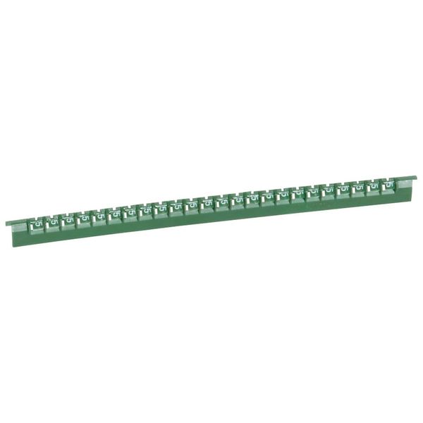 Marker Memocab - for wiring - international colour code - number 5 - green image 2