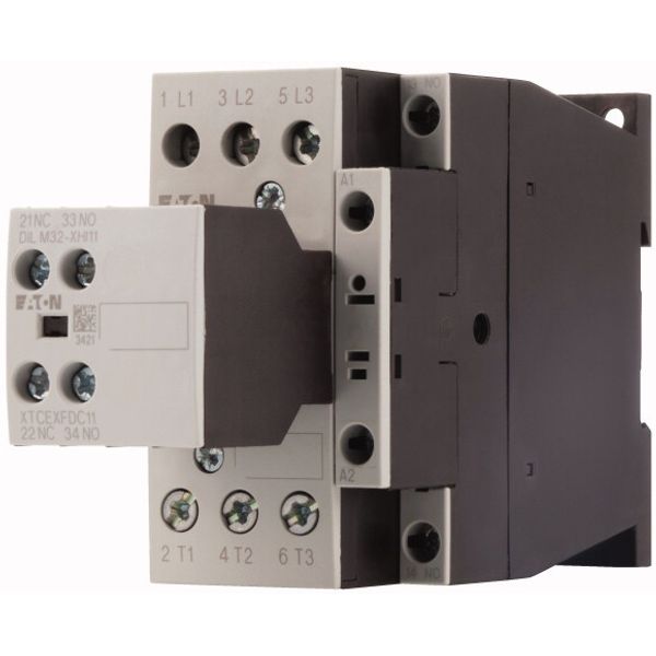 Contactor, 380 V 400 V 7.5 kW, 2 N/O, 1 NC, 230 V 50/60 Hz, AC operation, Screw terminals image 3