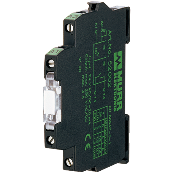 MIRO TH 24VDC SK OPTO-COUPLER MODULE IN: 50 VDC - OUT: 250 VAC / 0,5A image 1