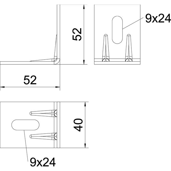 K 6 101 FS Ceiling bracket image 2