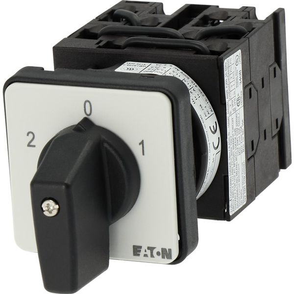 Multi-speed switches, T0, 20 A, flush mounting, 4 contact unit(s), Contacts: 8, 60 °, maintained, With 0 (Off) position, 2-0-1, Design number 5 image 4