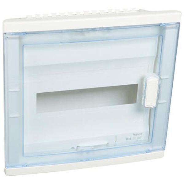 FLUSH CAB 1x12M TRANSPARENT PLASTIC image 1