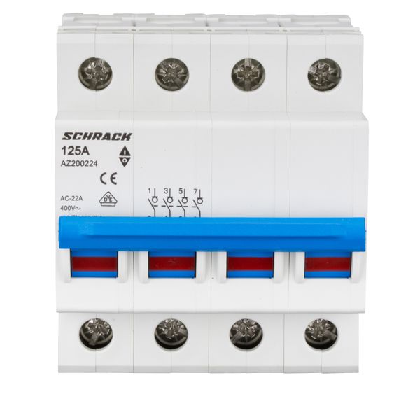 Main Load-Break Switch (Isolator) 125A, 4-pole image 5