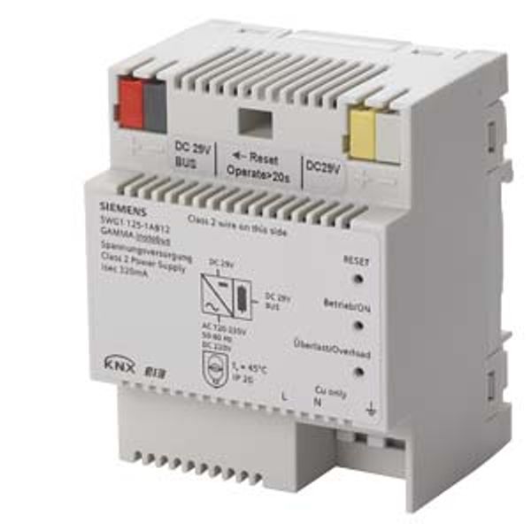 5WG11251AB12 - KNX Power supply unit DC 29 V, 320 mA with additional unchoked output, N 125/12 image 1