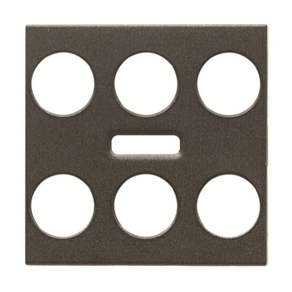 N2221.7 AN Cover plate for Switch/push button Central cover plate Anthracite - Zenit image 1