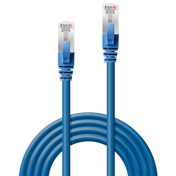 1m Cat.6 S/FTP LSZH Network Cable, Blue (Fluke Tested) RJ45, M/M, 250MHz, Copper, 26AWG image 2