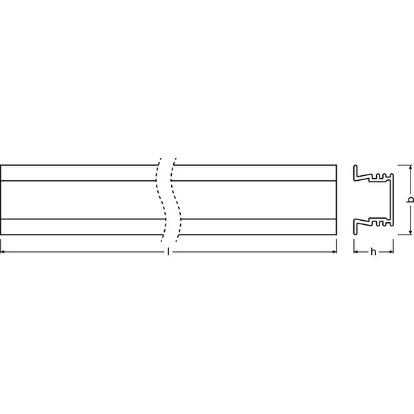 Medium Profiles for LED Strips -PM01/UW/21,5X12/10/2 image 2