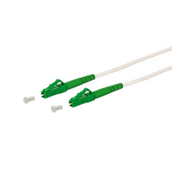 OpDAT patch cord LC-S APC/LC-S APC OS2, white, 3.0 m image 3