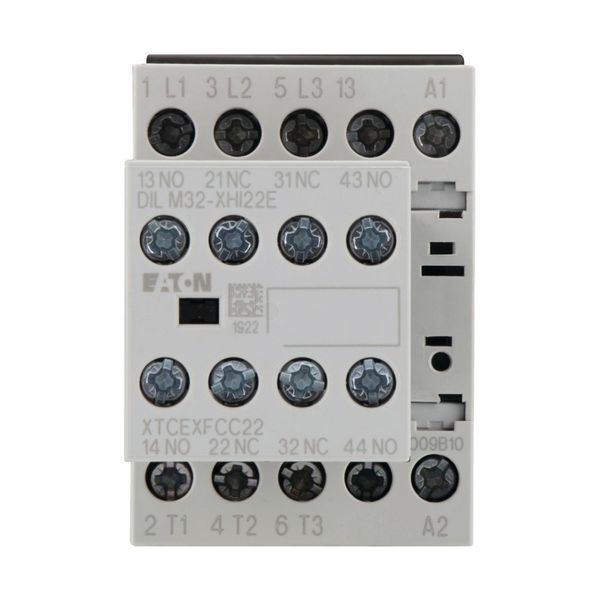 Contactor, 380 V 400 V 4 kW, 2 N/O, 2 NC, 24 V DC, DC operation, Screw terminals image 9
