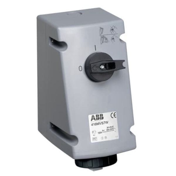 ABB520MI7WN Industrial Switched Interlocked Socket Outlet UL/CSA image 1